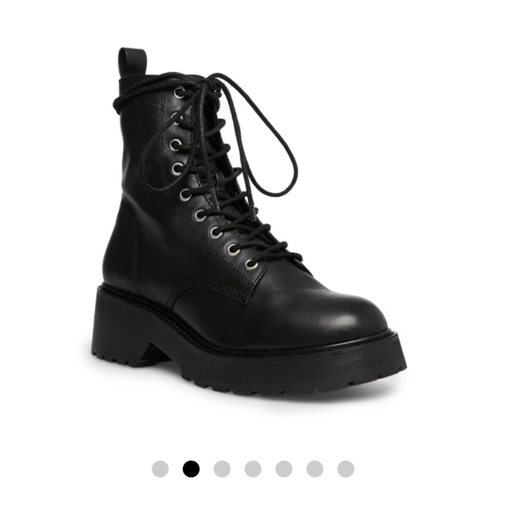 Steve Madden Black Leather Boots